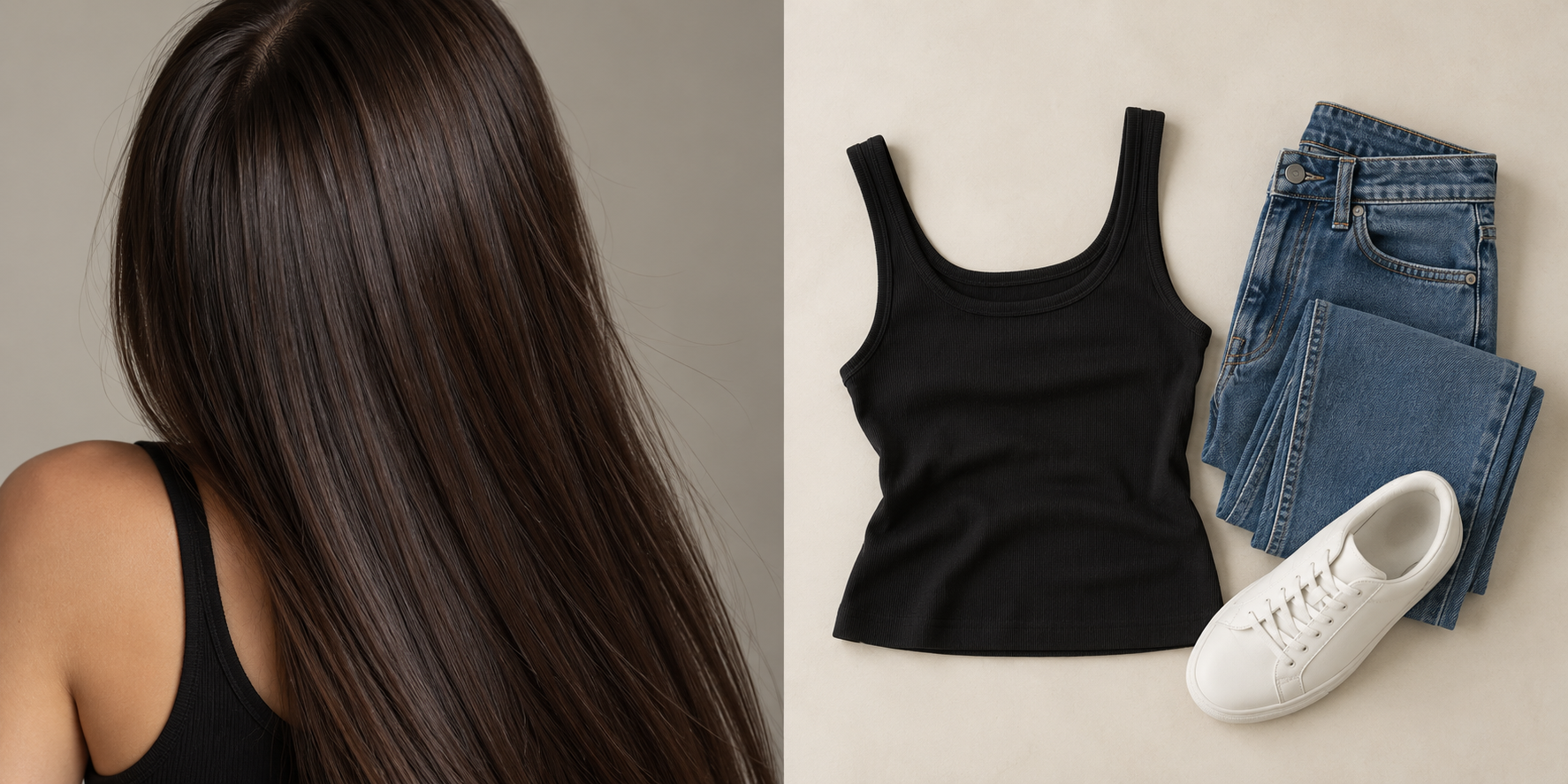 Uploaded reference for long espresso hair